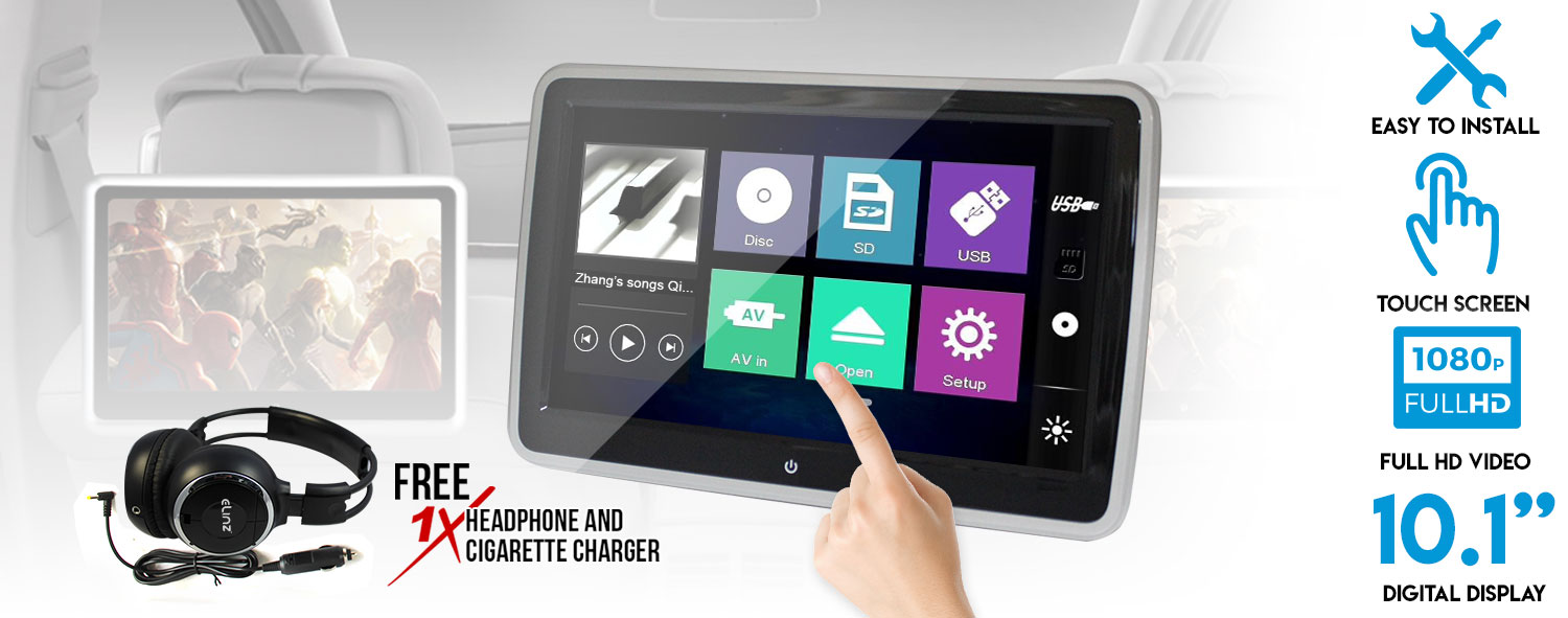 11.6 inch Active Headrest DVD Player