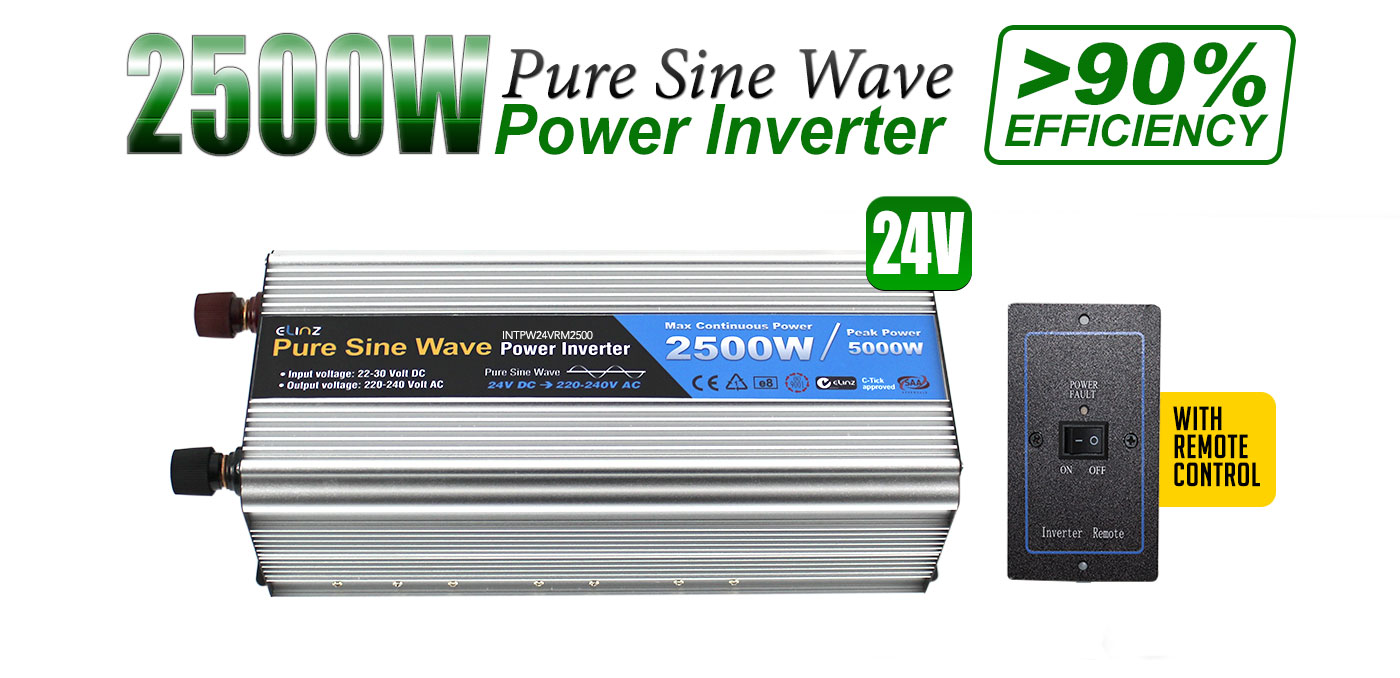 2500W Pure Sine Wave Power Inverter