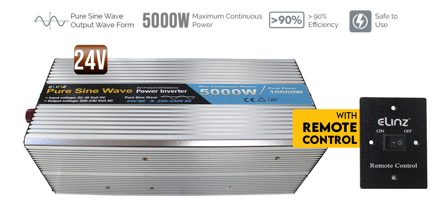 5000W Pure Sine Wave Power Inverter