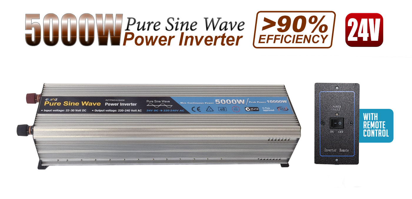5000W Pure Sine Wave Power Inverter