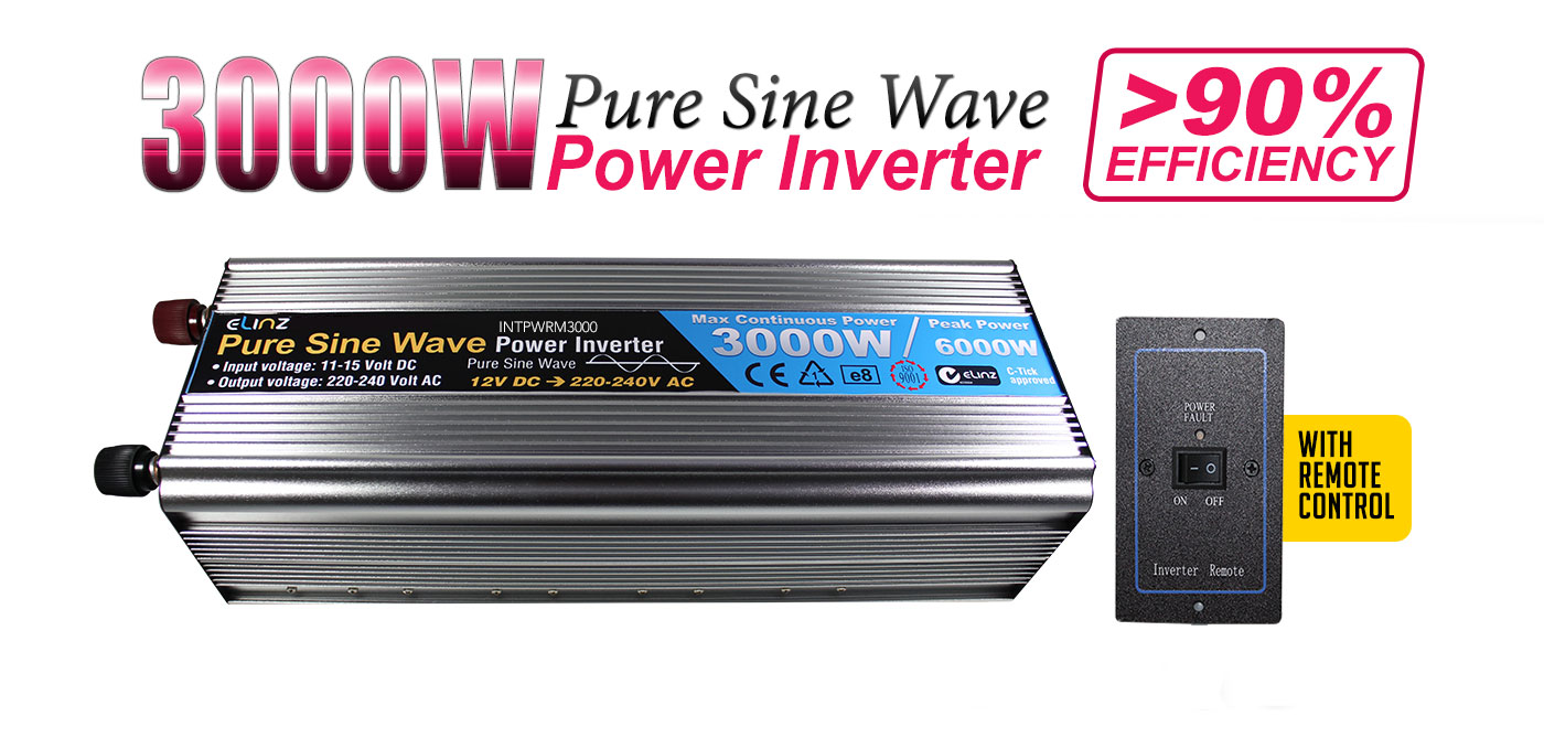 3000W Pure Sine Wave Power Inverter