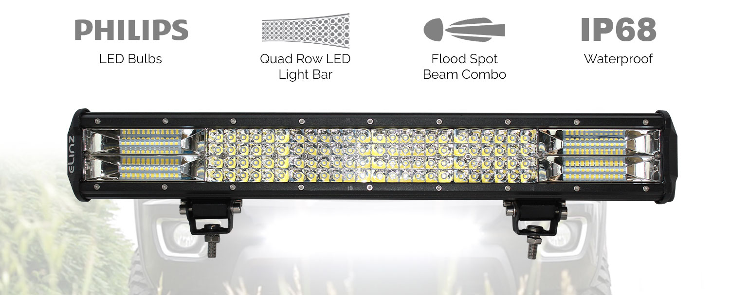 Vierkant Offroad - LED Lichtbalken 20'' Cree Light Bar - Dual Row