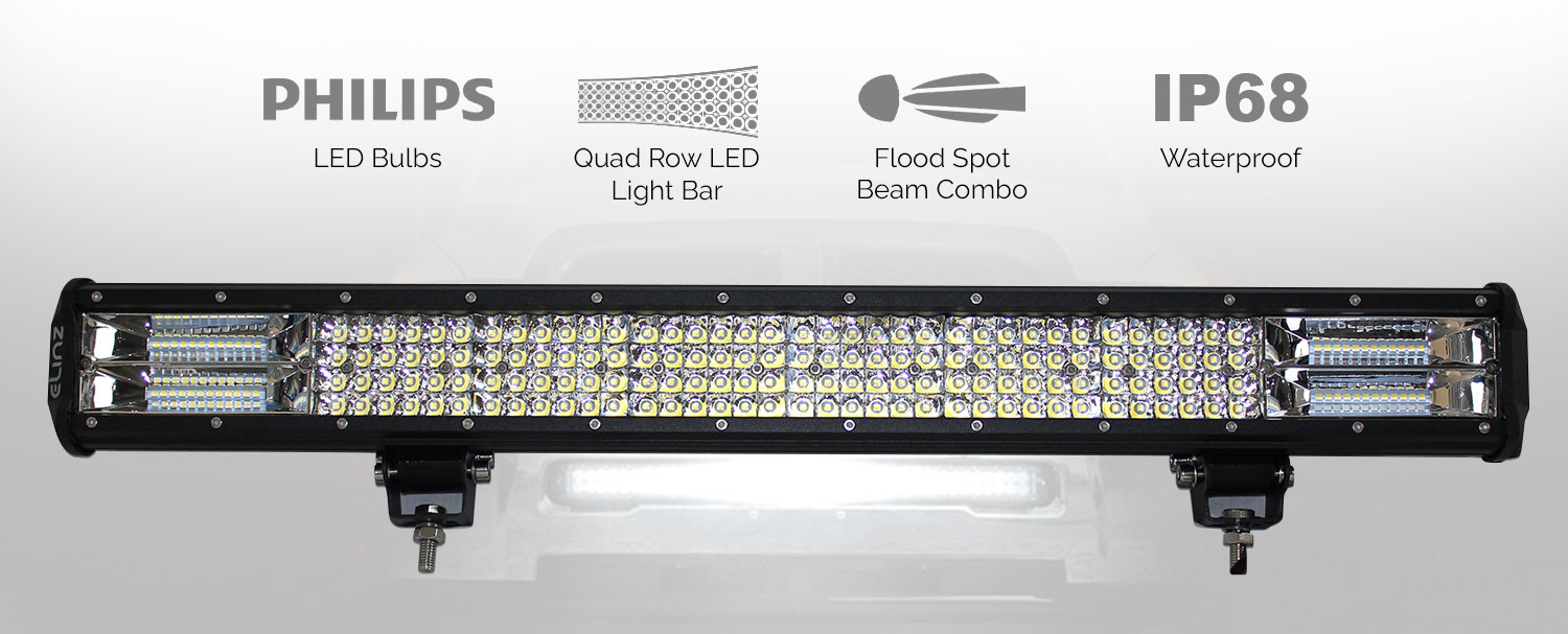 26& 4 Rows LED Light Bar