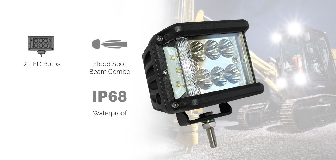 23 Inch LED Light Bar and 4 inch CREE Worklight