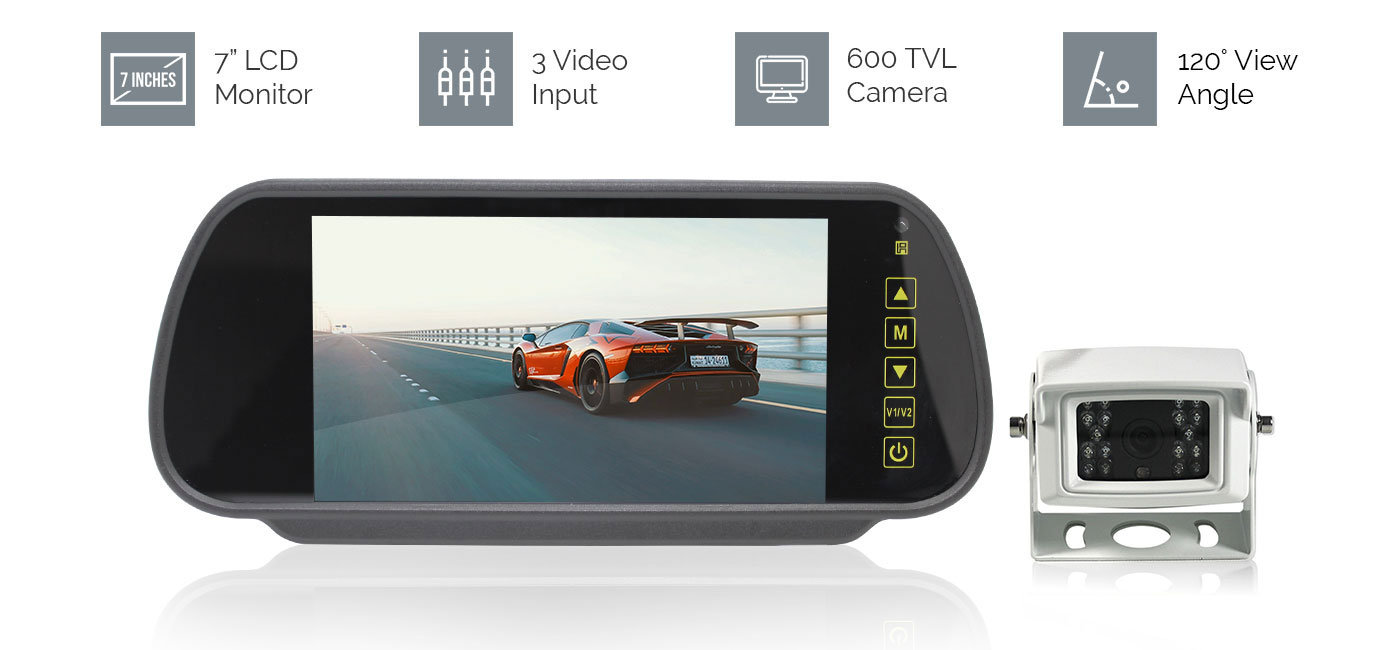 7 inches Rearview Mirror Monitor