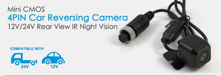 mini 4PIN reversing camera