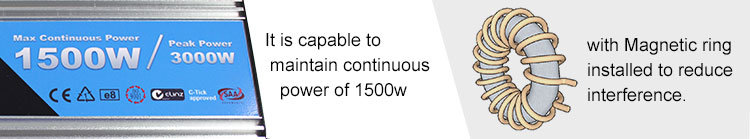 dimension 3000w inverters
