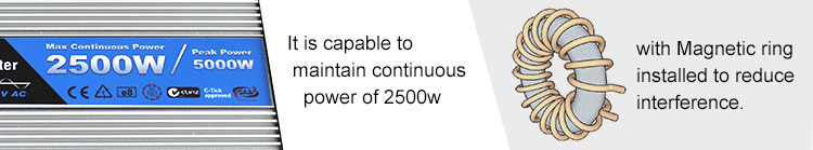 dimension 3000w inverters
