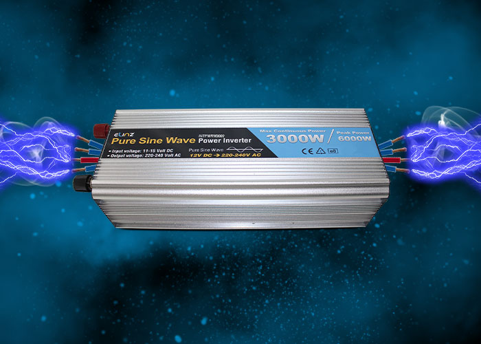 Maximum Continuous Power on 3000W pure sine wave inverter