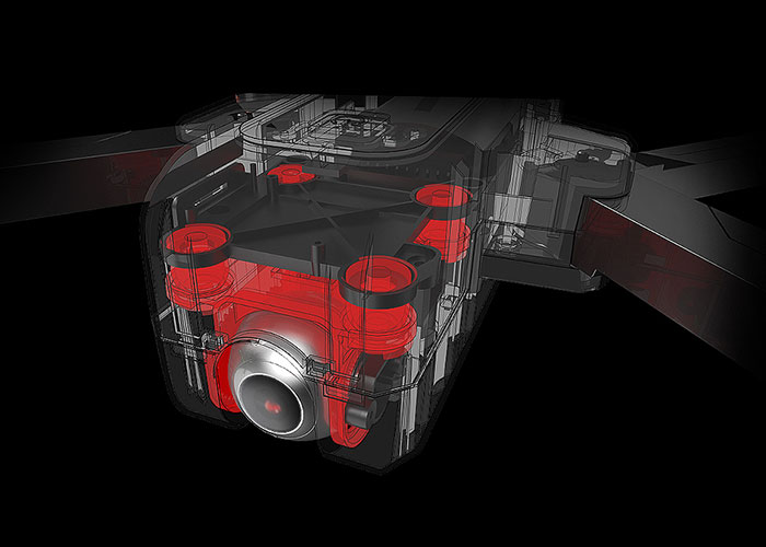 MJX Drone Mechanical Gimbal Stabilization