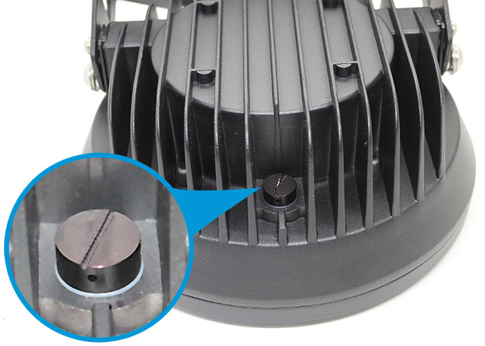 Round Driving light with Military breather