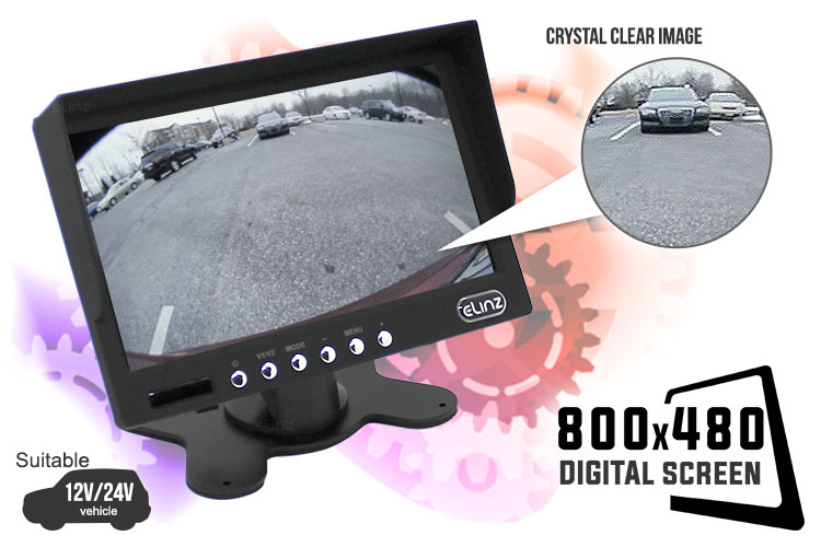 monitor CCD reversing camera