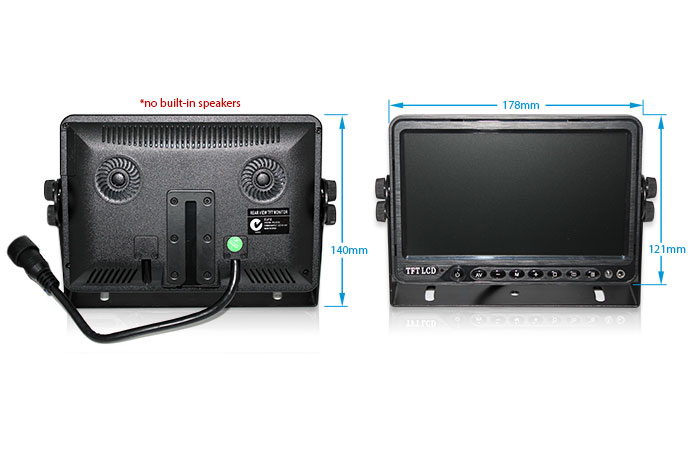 Monitor dimensions