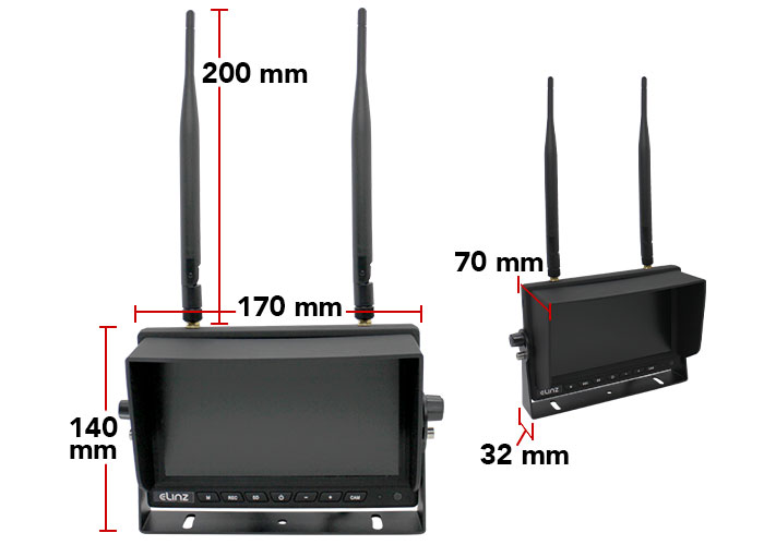 Monitor Labels and Dimensions