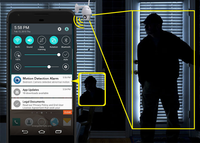 PTZ IP Camera Motion Detection
