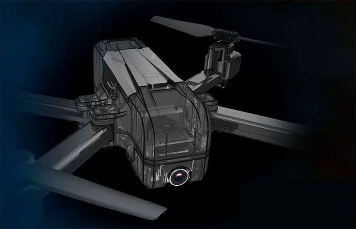 Motorized 2K Camera Drone