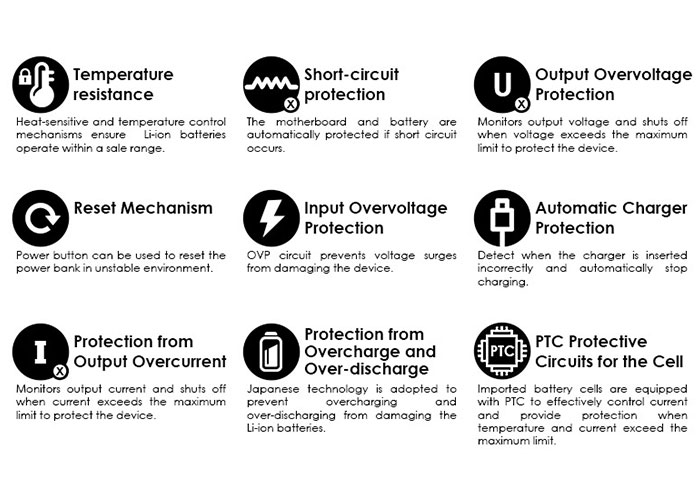 Powebank with Multi-Protection