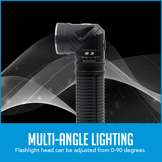 rotating head on flashlight