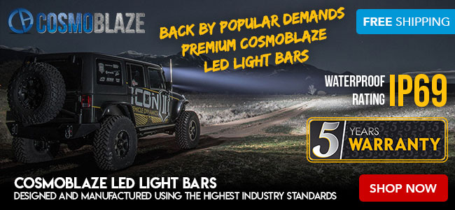 Cosmoblaze LED Light Bars that are Worthy to Have