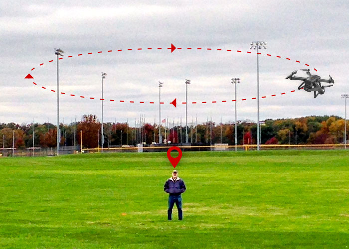 Orbit Flight Mode B20 Camera Drone