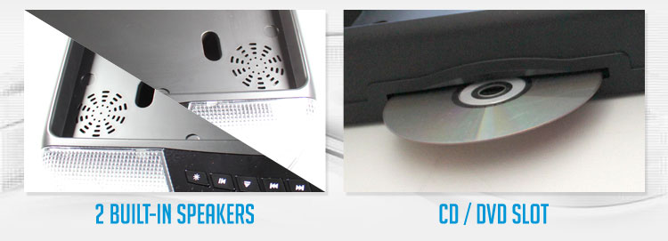 features Roof mount dvd player