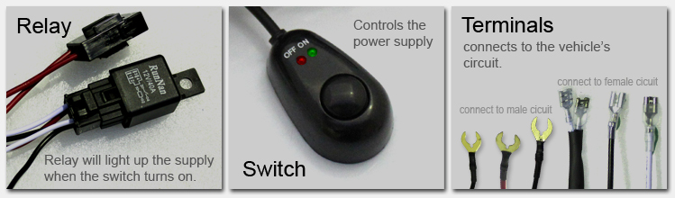 Harness for LED HID parts