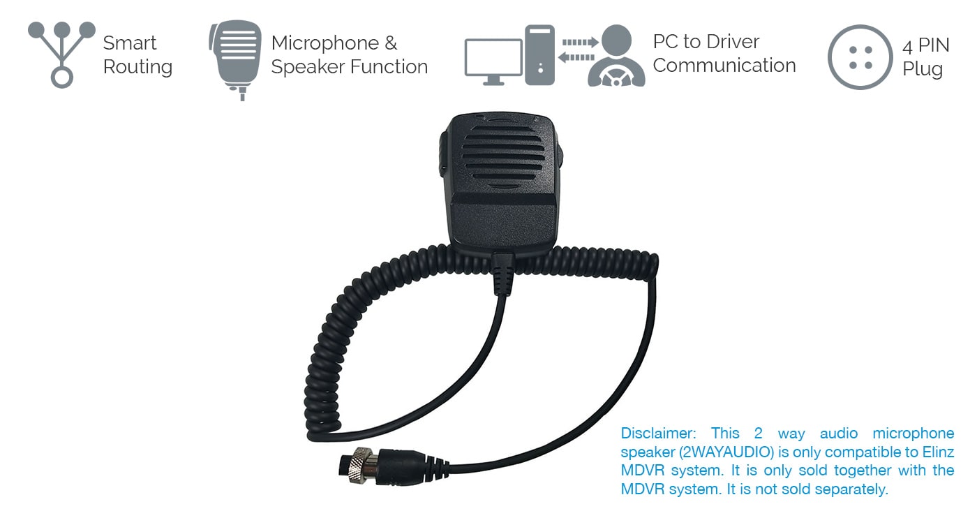 2 Way Audio Microphone Speaker