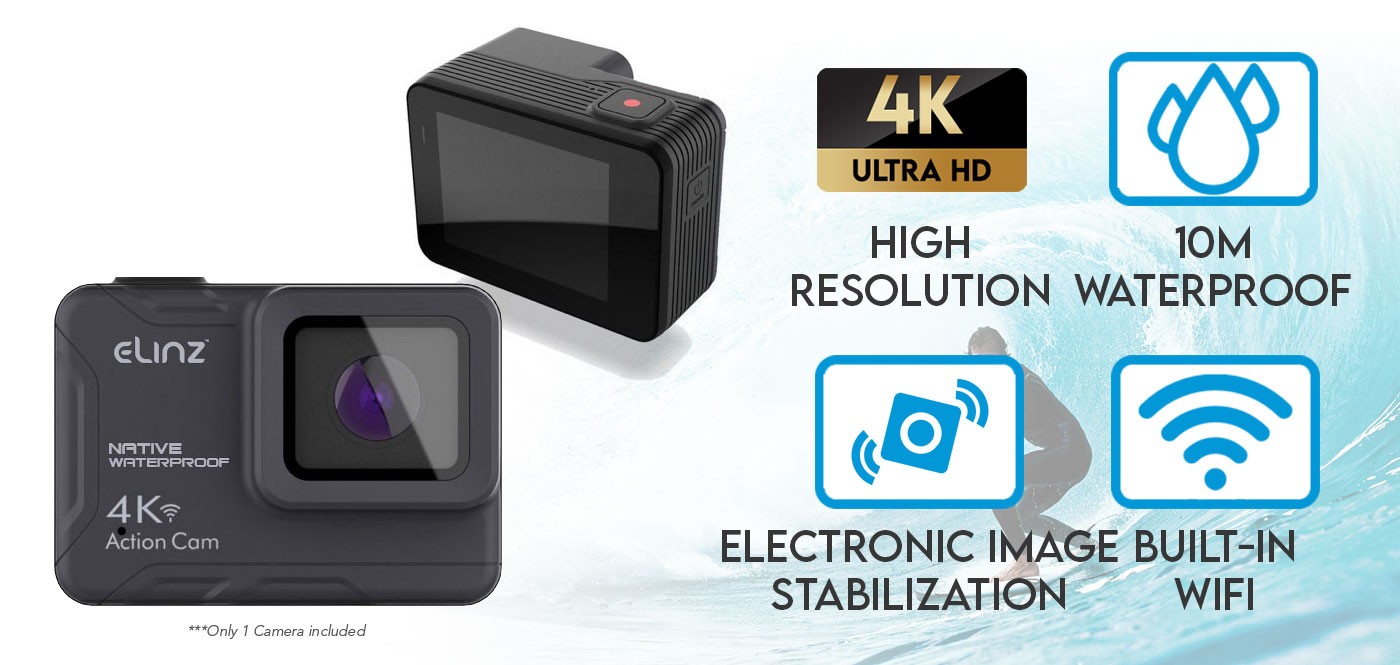 4K Ultra HD EIS Sports Action Camera