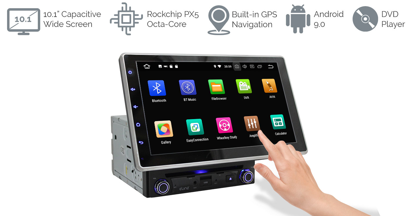 10.1" Nissan 2 Din In Dash Car DVD Player