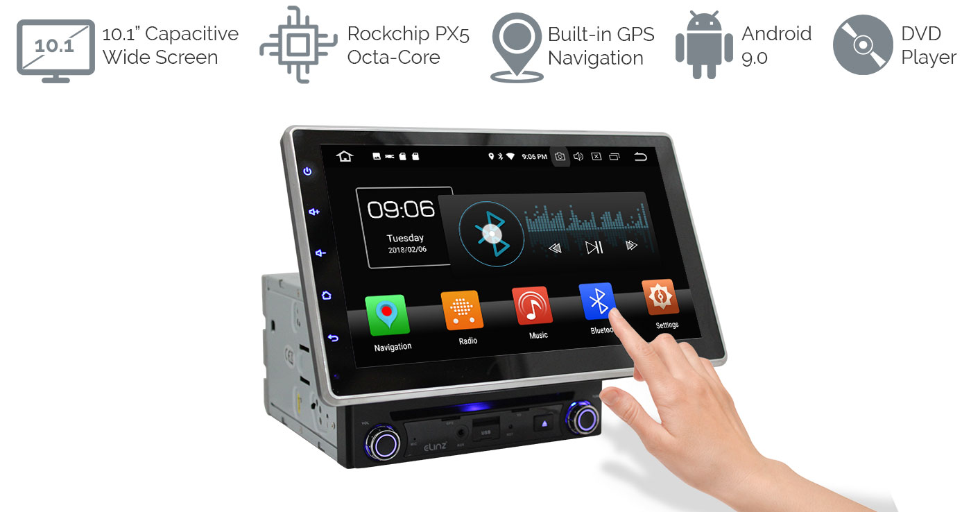 10.1" Toyota 2 Din In Dash Car DVD Player