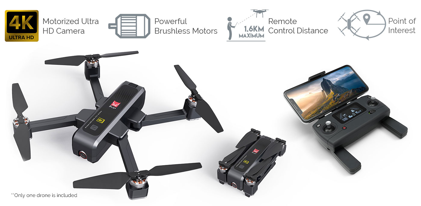 MJX Bugs 4W Foldable Drone 4K Camera