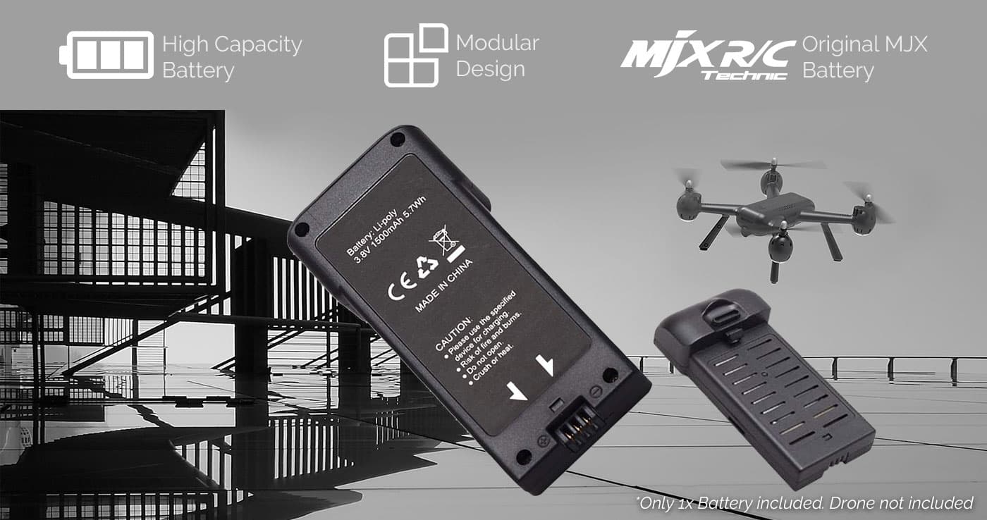 MJX 1500mAh 3.8 Modular Li-Po Battery 