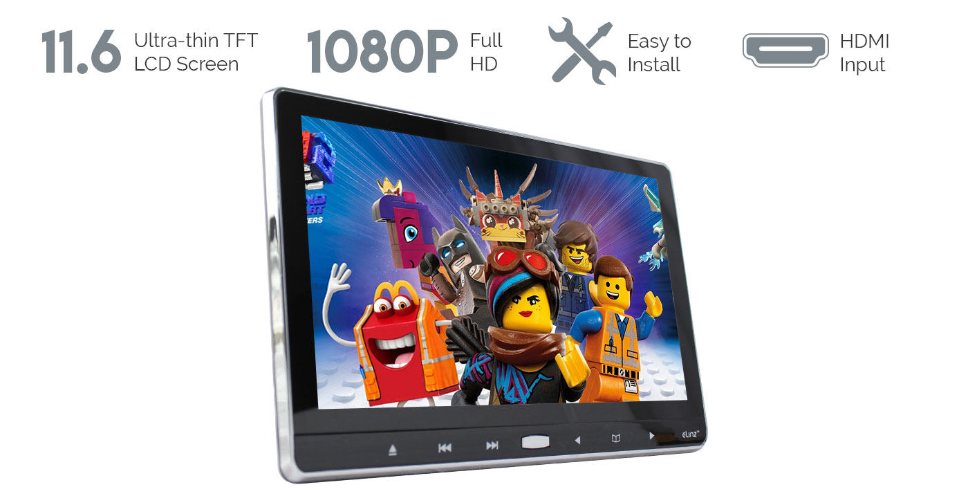 11.6 inch Active Headrest DVD Player