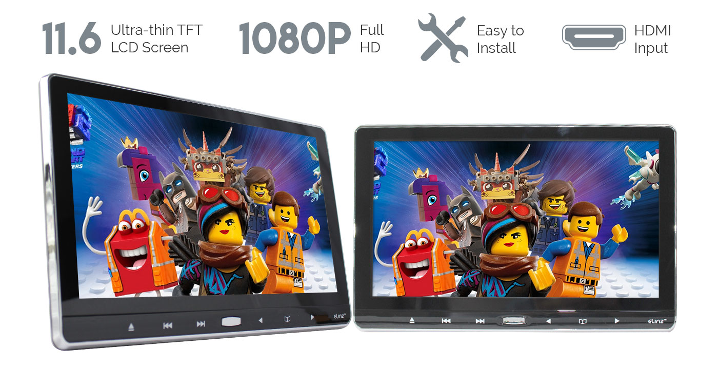 11.6 inch Active Headrest DVD Player