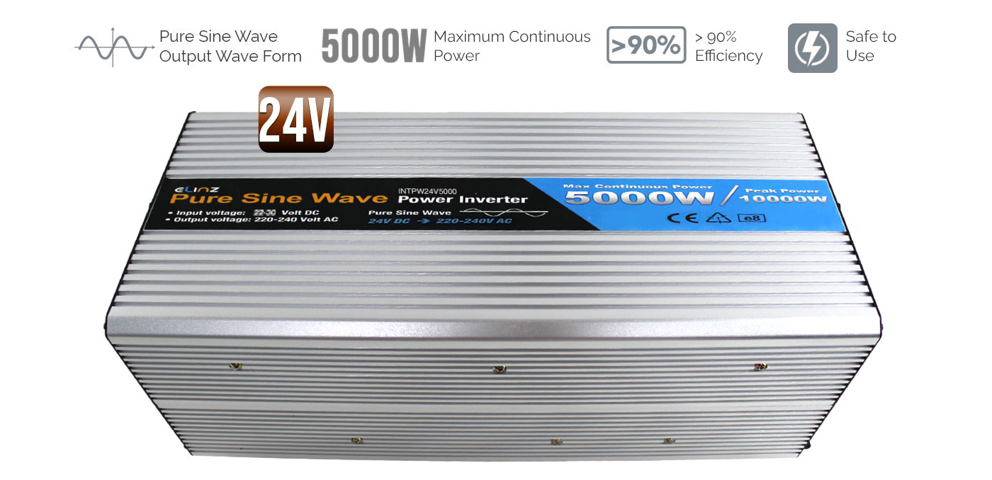 5000W Pure Sine Wave Power Inverter