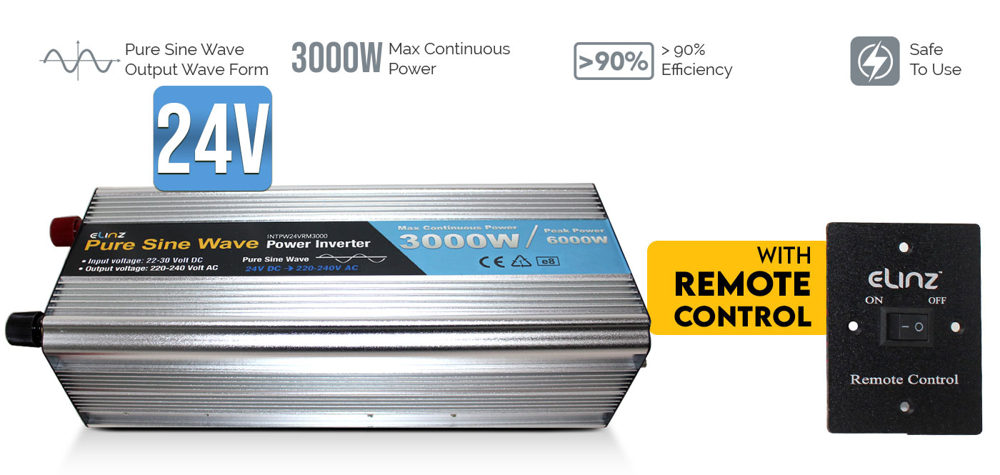 3000W Pure Sine Wave Power Inverter