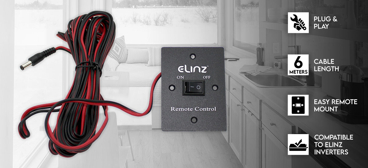 Wired Remote Control for Elinz Power Inverter