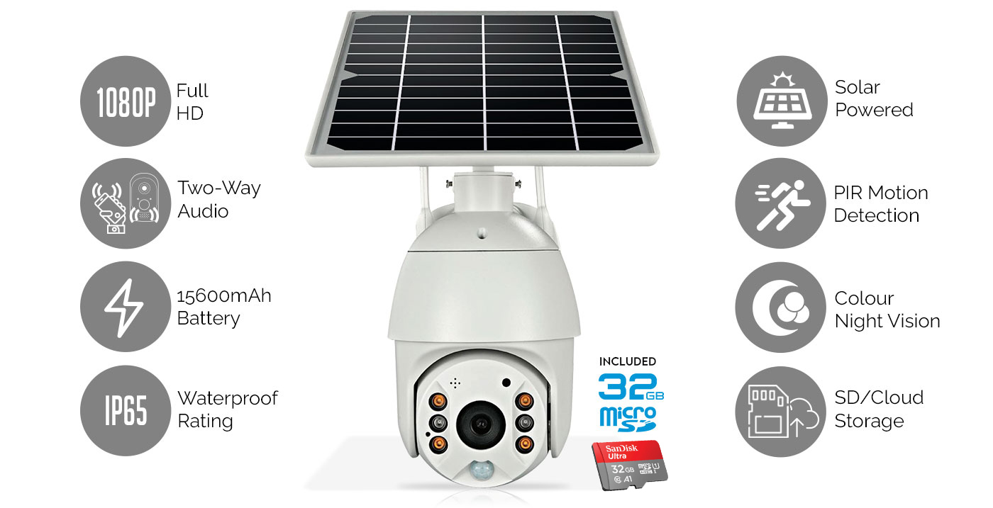 Wireless Solar Security Camera