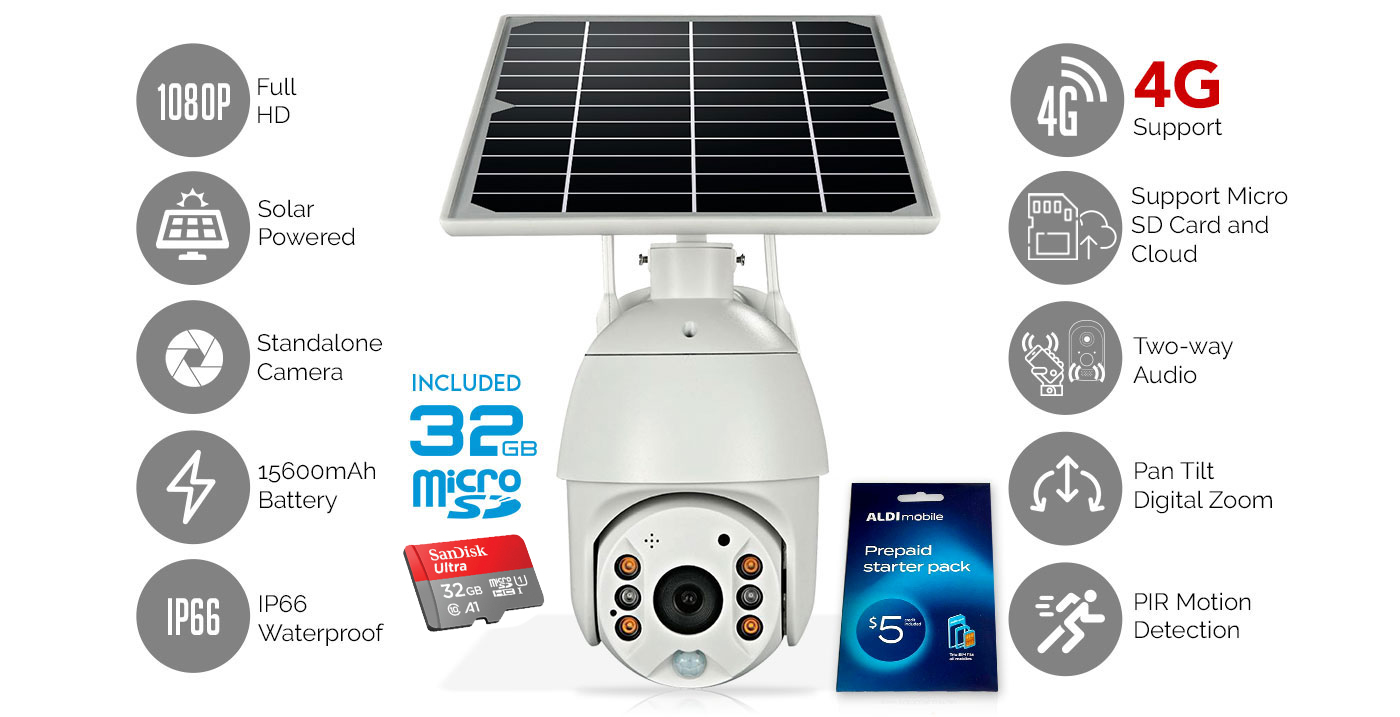 Wireless Solar Security Camera