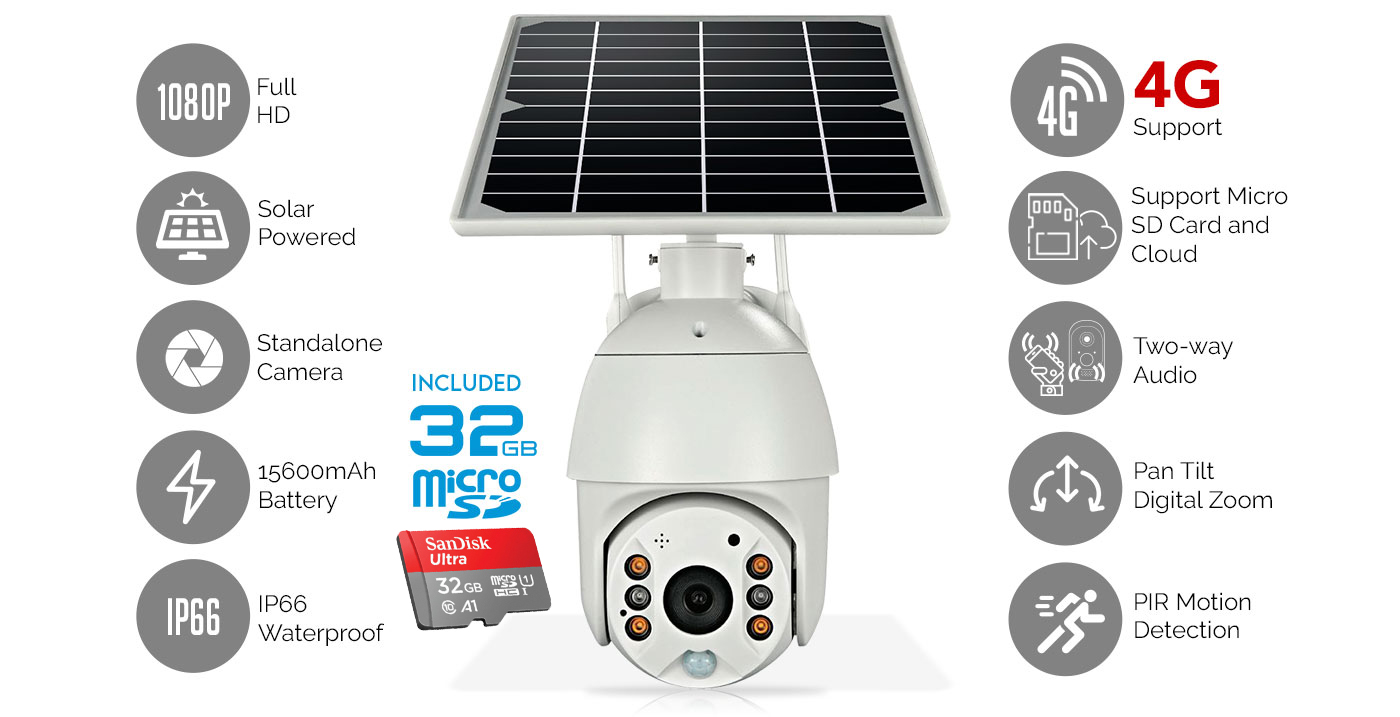 Wireless Solar Security Camera