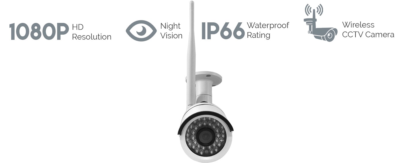 1080P Wireless WiFi CCTV Video Camera