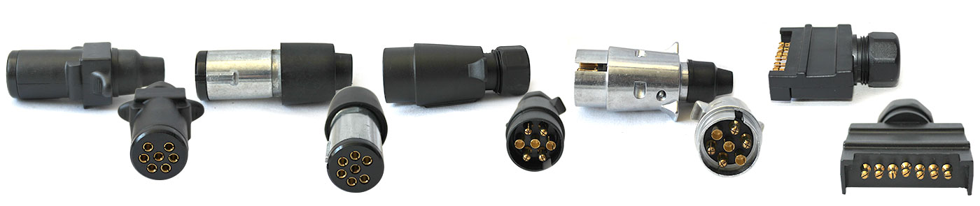 7 PIN Trailer Plugs Bundle