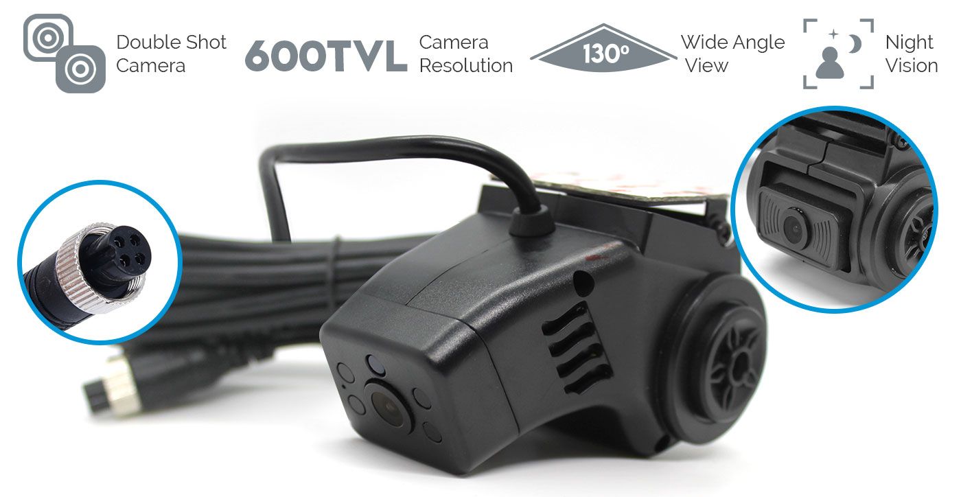 Dual Lens 4 PIN Dash Camera