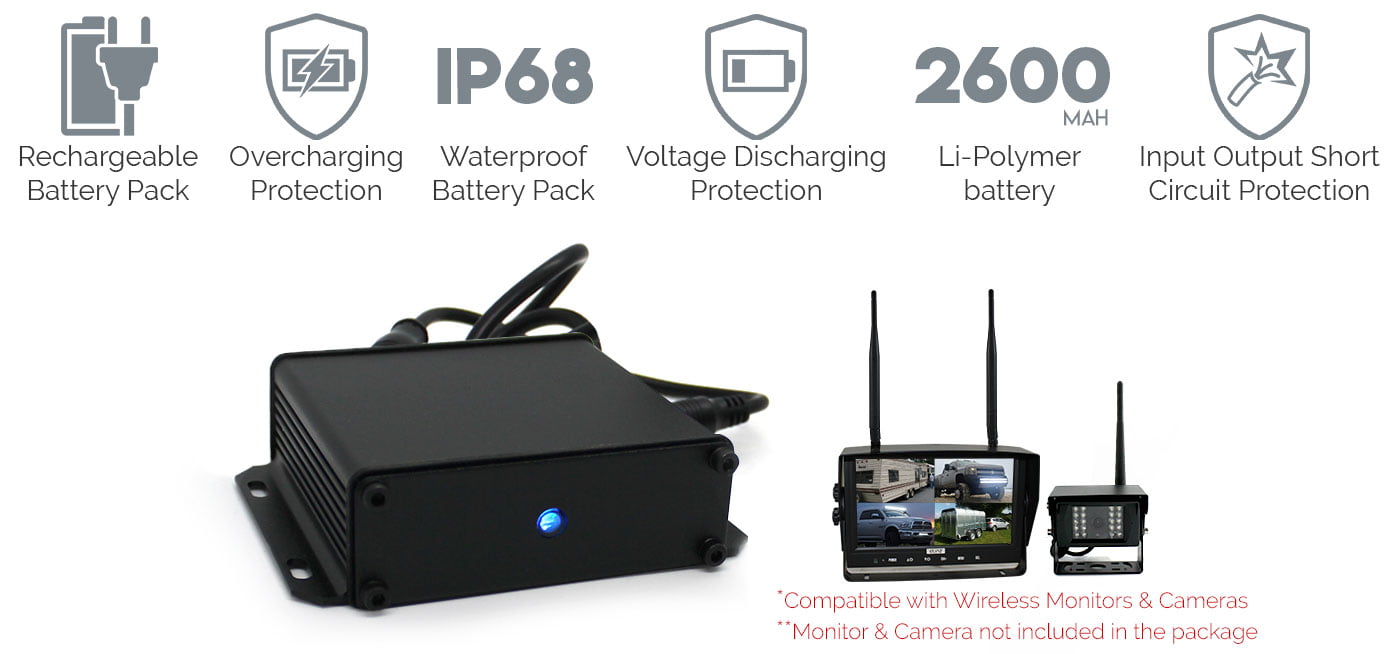 2600mAh Rechargeable Battery Pack