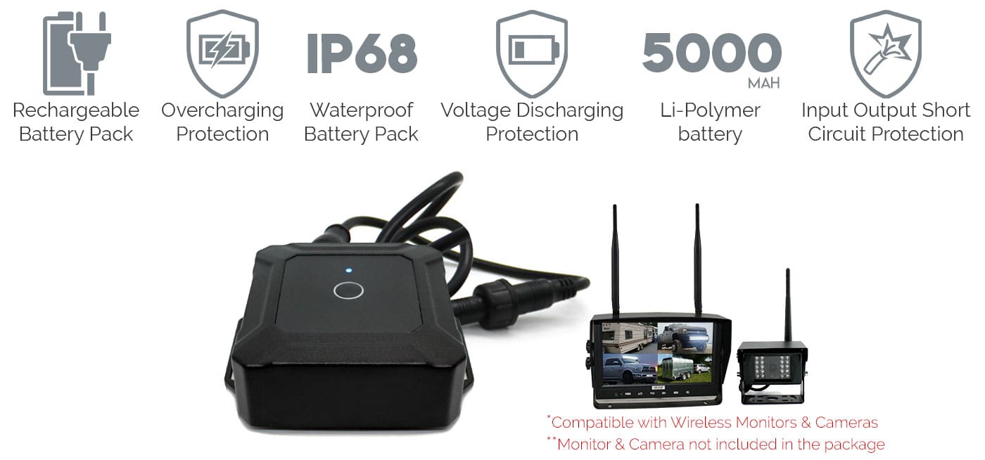 5000mAh Rechargeable Battery Pack