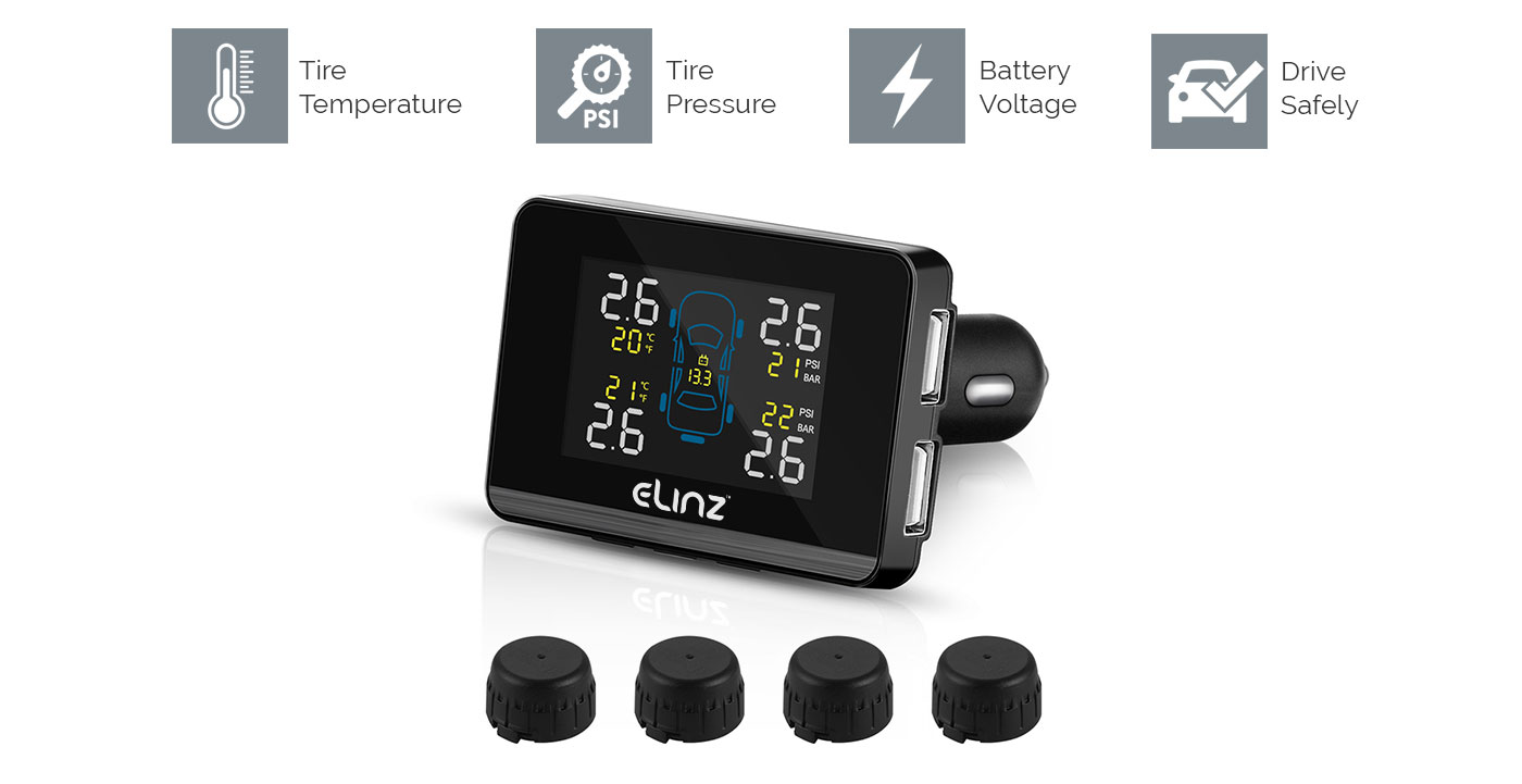 Digital TPMS Tire Tyre Pressure Monitoring System