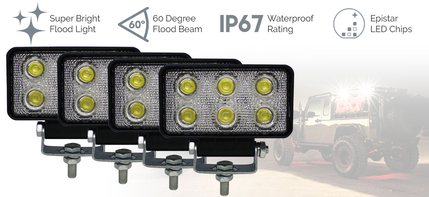 18W LED Work Light Flood Lamp