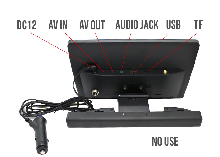 Active Touch Screen Headrest Product Label 2