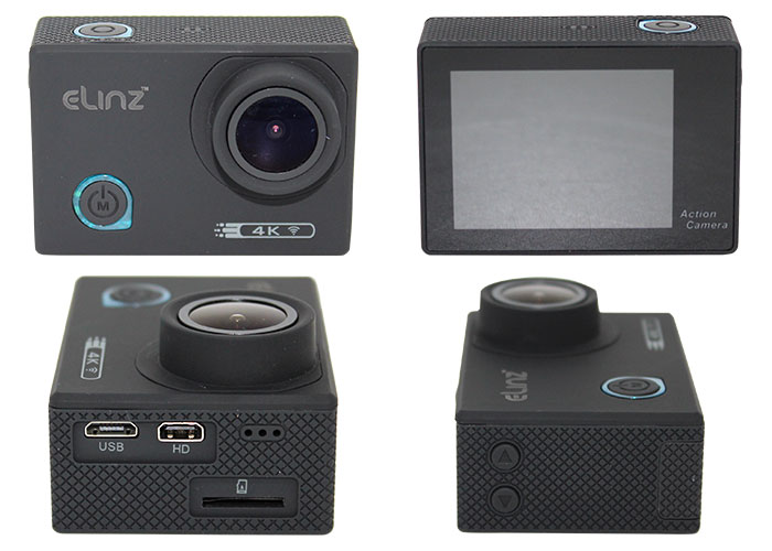 4K Resolution Action Sports Camera Product Views 2