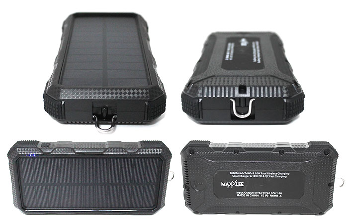 Wireless Solar Powerbank Dimensions